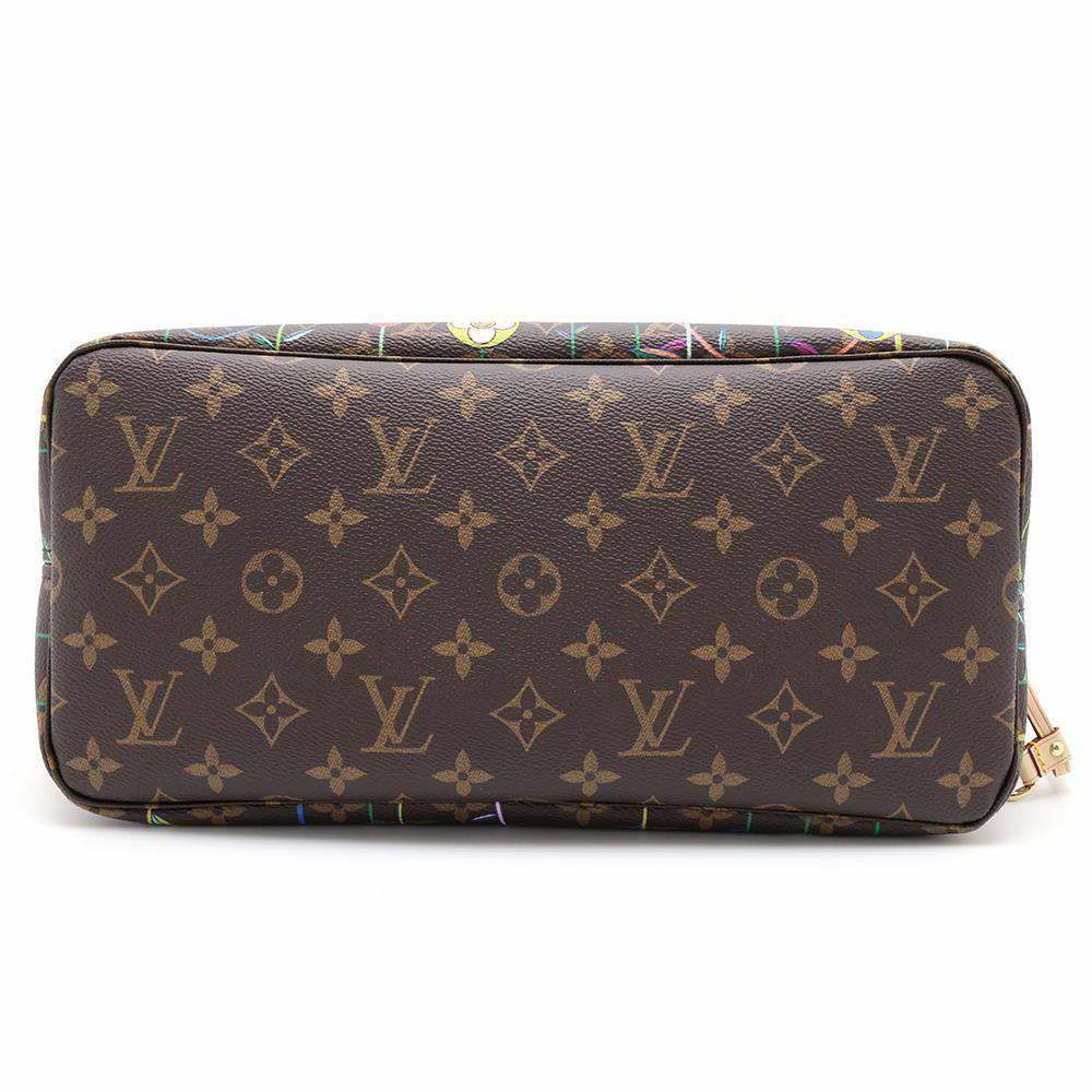 ルイヴィトン トートバッグ モノグラム LV × TM ネヴァーフルMM ポーチ付き M13271 LOUIS VUITTON 村上隆 コラボ