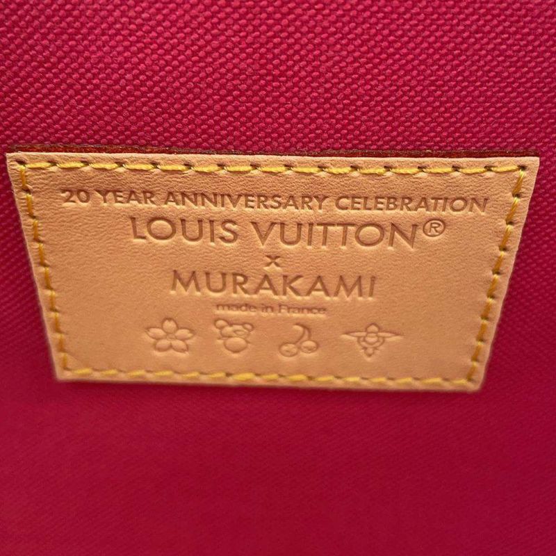 ルイヴィトン トートバッグ モノグラム LV × TM ネヴァーフルMM ポーチ付き M13271 LOUIS VUITTON 村上隆 コラボ