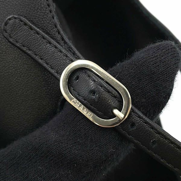 シャネル パンプス ココマーク メリージェーン レディースサイズ34C G45118 CHANEL 靴 黒