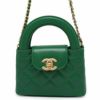 シャネル チェーンショルダーバッグ マトラッセ ココマーク エイジドカーフレザー AP3435 CHANEL