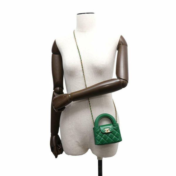 シャネル チェーンショルダーバッグ マトラッセ ココマーク エイジドカーフレザー AP3435 CHANEL