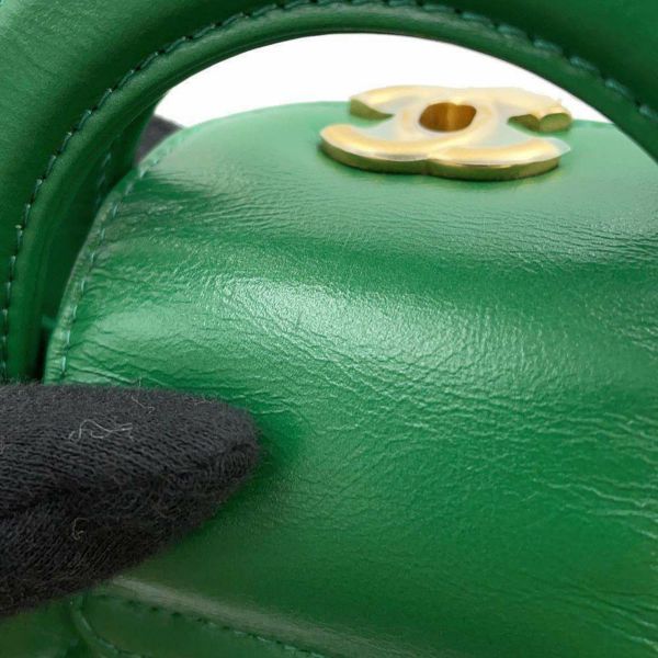 シャネル チェーンショルダーバッグ マトラッセ ココマーク エイジドカーフレザー AP3435 CHANEL