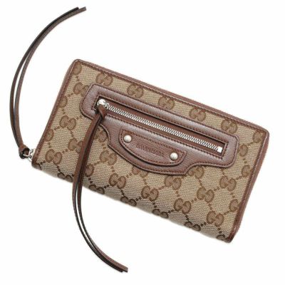 GUCCI グッチ ジャンボGG バンブー ロングウォレット 長財布
