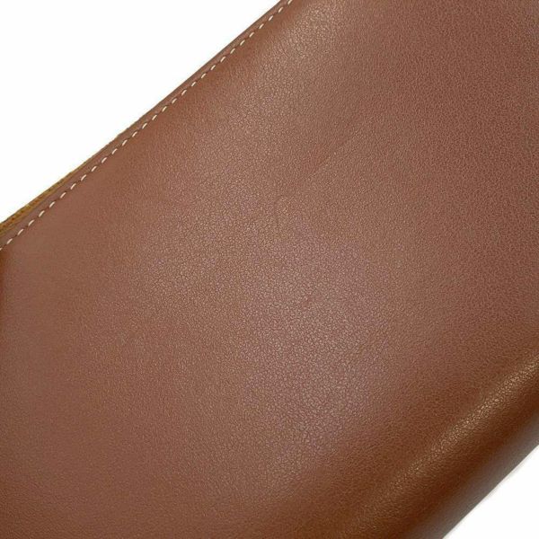 セリーヌ 長財布 キュイル トリオンフ ラージ ジップウォレット カーフレザー 10K543 CELINE 財布 ブラウン