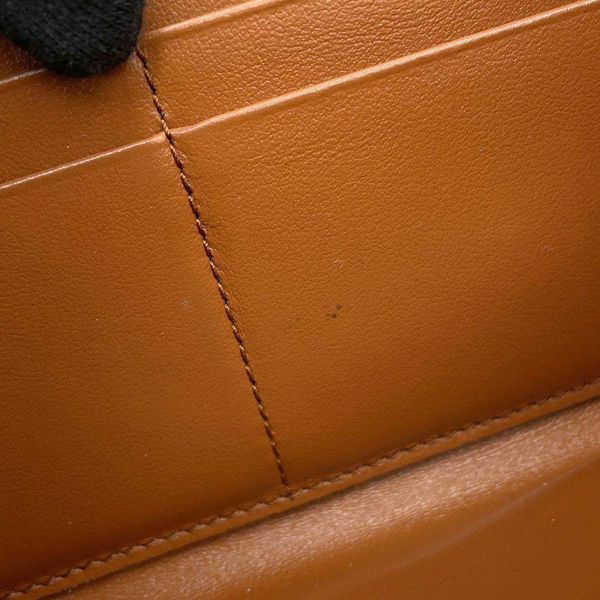セリーヌ 長財布 キュイル トリオンフ ラージ ジップウォレット カーフレザー 10K543 CELINE 財布 ブラウン