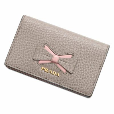 プラダ カードケース リボン レザー 1MC122 PRADA 名刺入れ 安心保証