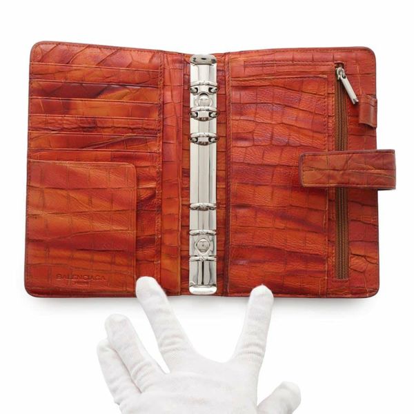 バレンシアガ 手帳カバー アジェンダ 型押しレザー BASY06CO BALENCIAGA 手帳 ダイアリー スケジュール