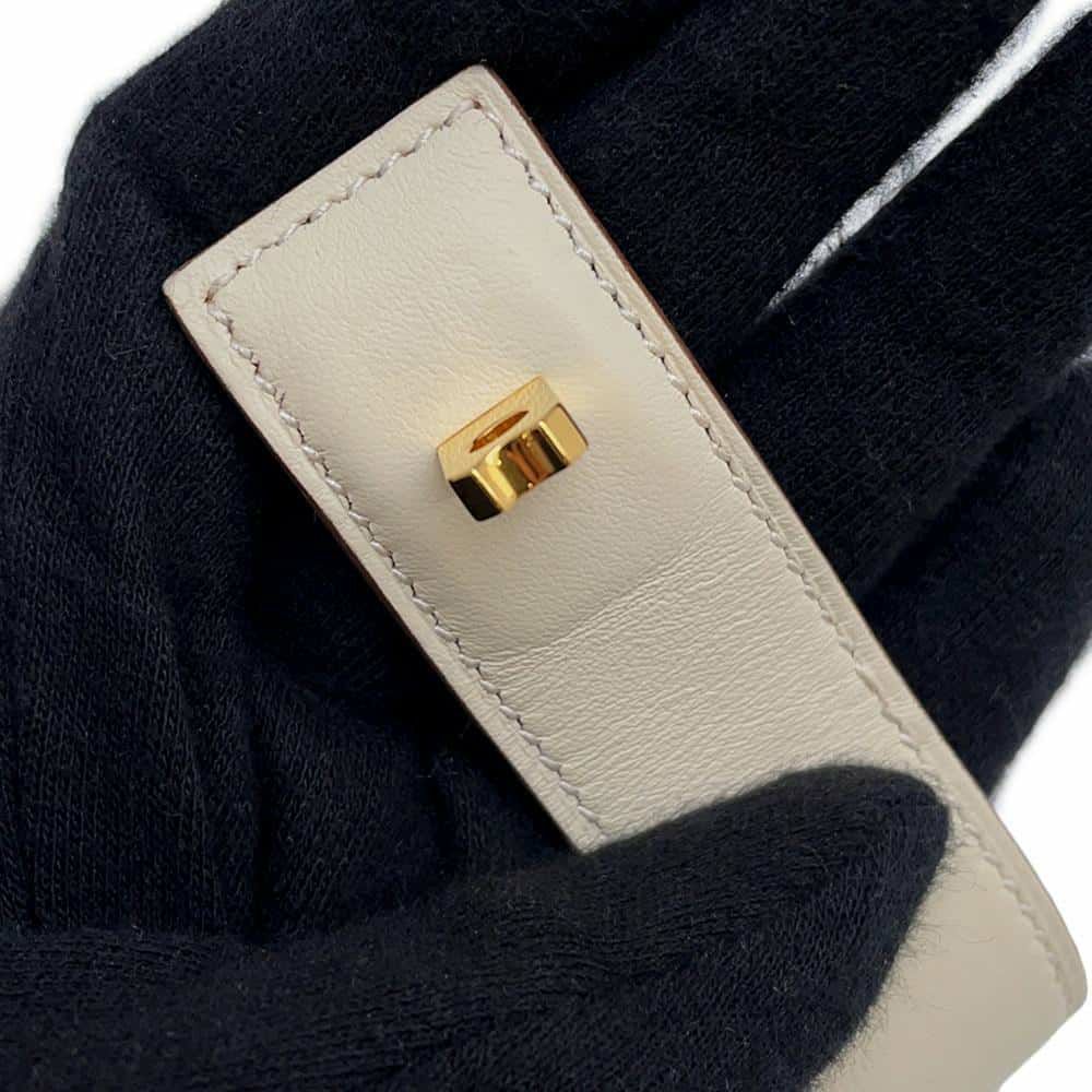 エルメス ブレスレット コリエ・ド・シアン 24 ナタ/ゴールド金具 サイズT1 スイフト U刻印 HERMES バングル