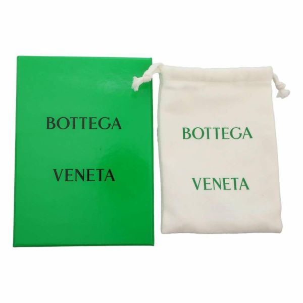 ボッテガヴェネタ 二つ折り財布 カセット イントレチャート レザー 706010 BOTTEGA VENETA 財布 黒