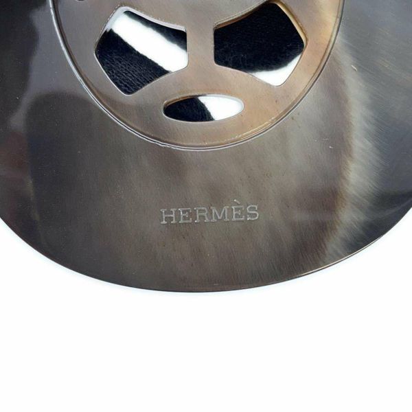エルメス ネックレス リフト GM バッファローホーン HERMES アクセサリー ペンダント 黒