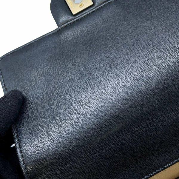 シャネル チェーンショルダーバッグ パール マトラッセ ココマーク ゴートスキン AS0584 黒