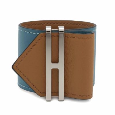 エルメス SV925 K18PG エクスリブリス ブレスレット 16.5号 HERMES ブレスレット エクスリブリス K18PG SV925