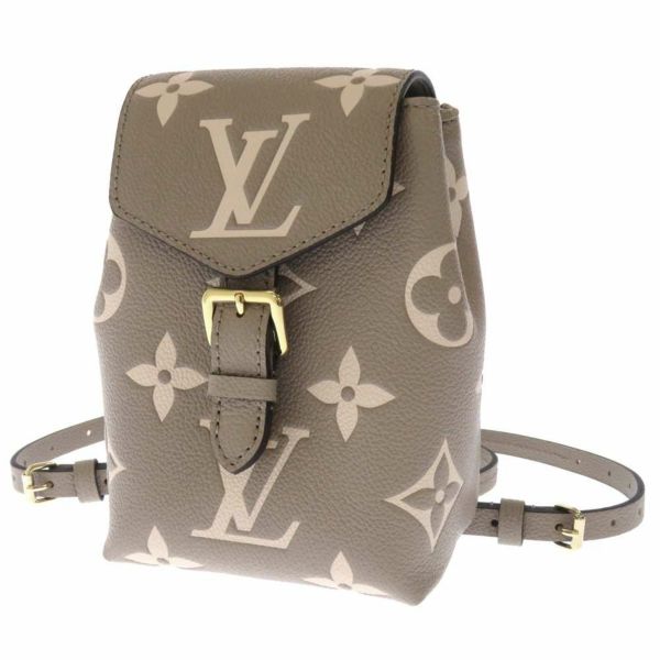 ルイヴィトン リュック バイカラー モノグラム・アンプラント タイニーバックパック M80738 LOUIS VUITTON ヴィトン ミニバッグ ベージュ