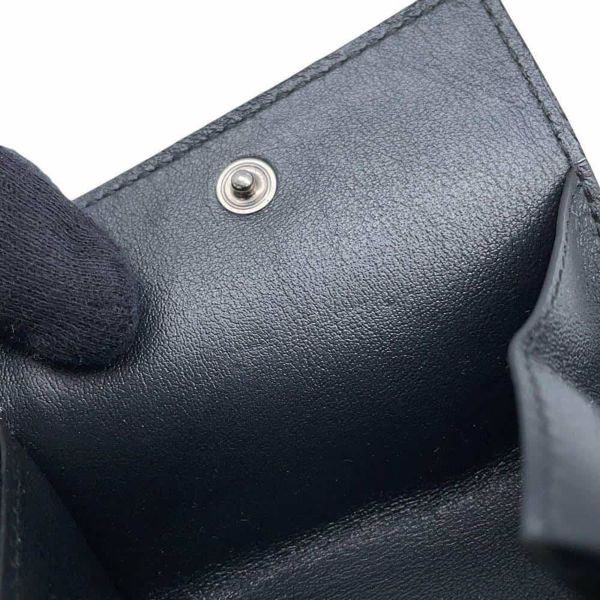 ジミーチュウ 二つ折り財布 ローレンス ダイアゴナル スタッズ ラウンドファスナー レザー JIMMY CHOO 財布 黒