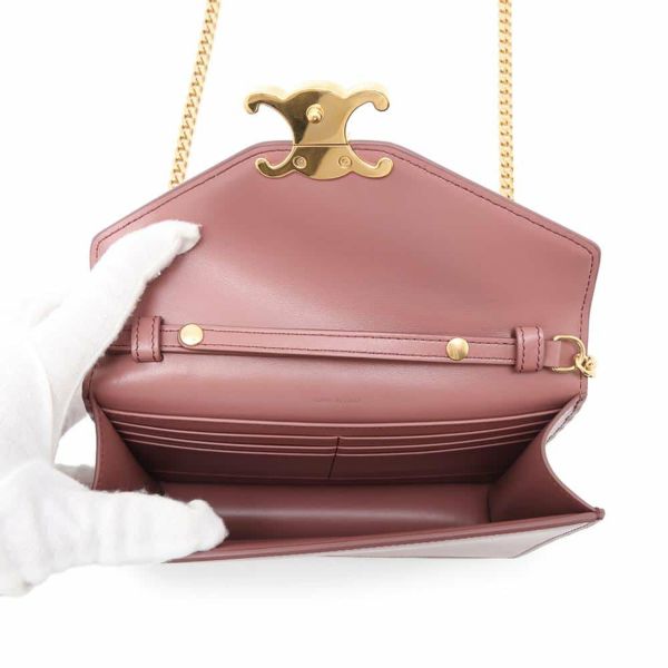 セリーヌ チェーンウォレット トリオンフ 10L033DPV CELINE