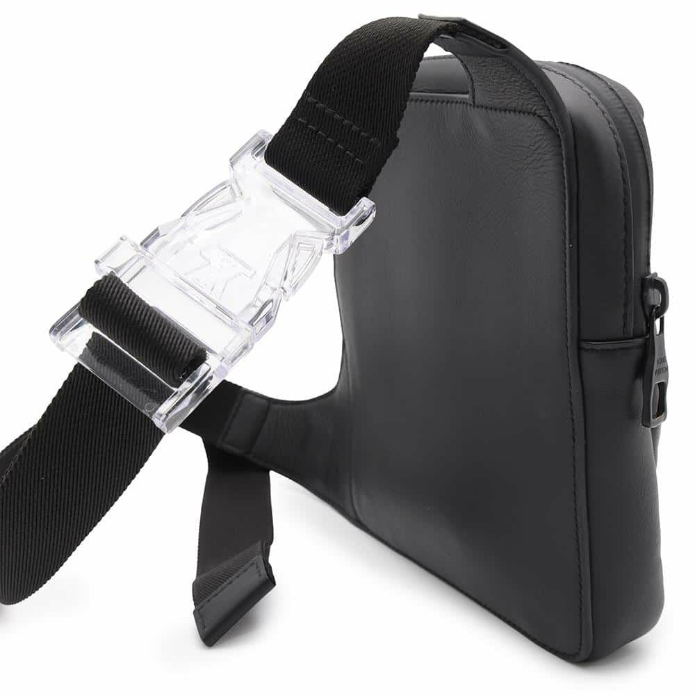 ルイヴィトン ショルダーバッグ アシンメトリカル スリングバッグ M68773 LOUIS VUITTON ヴィトン メンズ マットブラック 黒