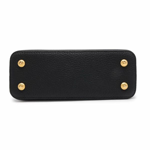 ルイヴィトン ハンドバッグ トリヨンレザー カプシーヌMINI M56071 ヴィトン 2wayショルダーバッグ ブラック 黒