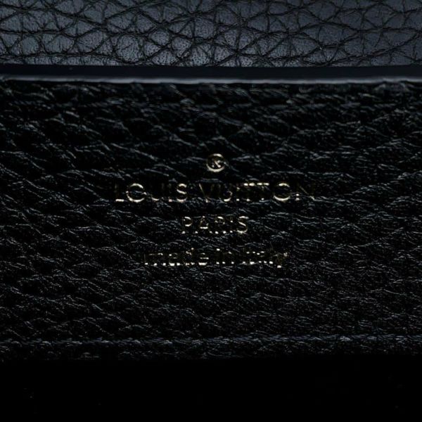 ルイヴィトン ハンドバッグ トリヨンレザー カプシーヌMINI M56071 ヴィトン 2wayショルダーバッグ ブラック 黒