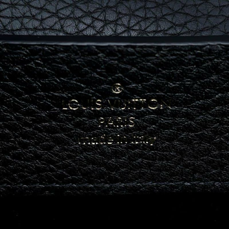 ルイヴィトン ハンドバッグ トリヨンレザー カプシーヌMINI M56071 ヴィトン 2wayショルダーバッグ ブラック 黒