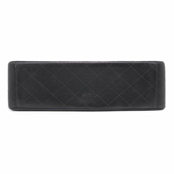 シャネル チェーンショルダーバッグ デカマトラッセ ココマーク Wチェーンショルダー ラムスキン A01094 CHANEL デカマト 黒