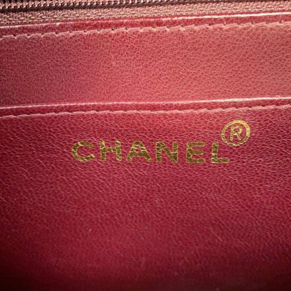 シャネル チェーンショルダーバッグ デカマトラッセ ココマーク Wチェーンショルダー ラムスキン A01094 CHANEL デカマト 黒