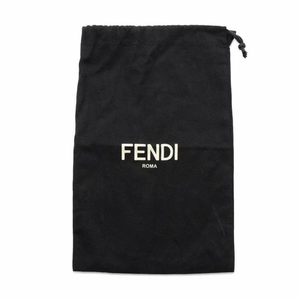 フェンディ ショルダーストラップ ストラップユー FFロゴ キャンバス FENDI 黒