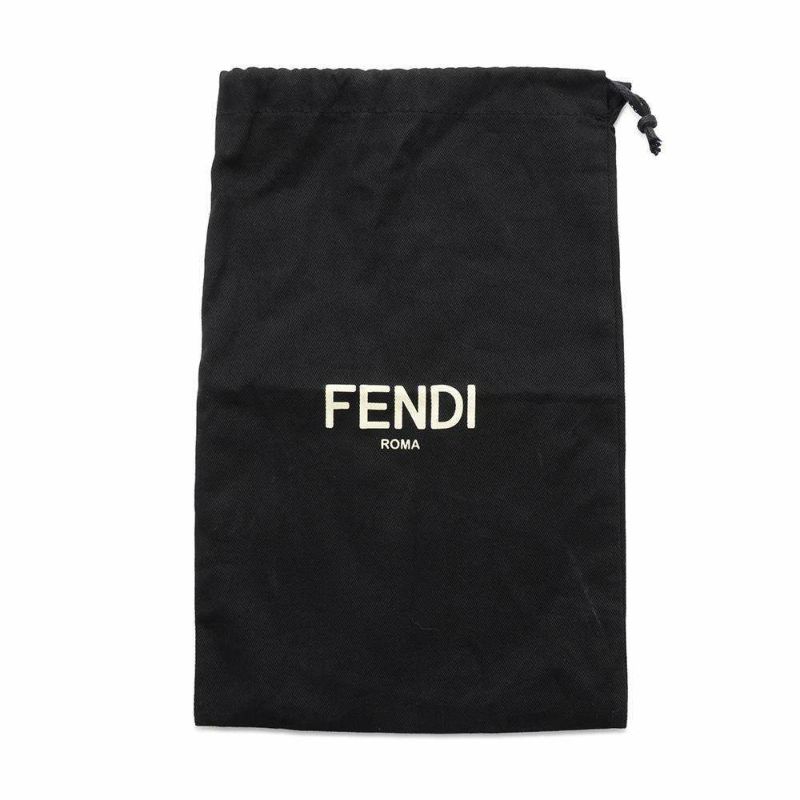フェンディ ショルダーストラップ ストラップユー FFロゴ キャンバス FENDI 黒