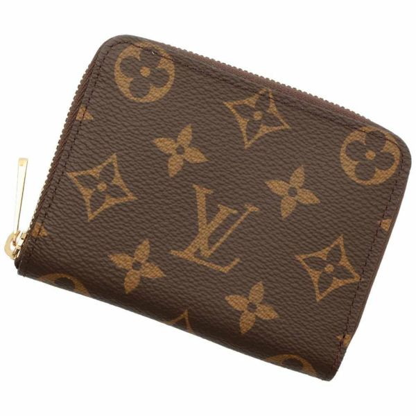 LOUIS VUITTON ルイヴィトン モノグラム ジッピーコインケース 小銭入れ M60067 ブラウン