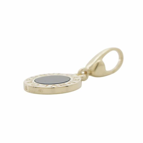 ブルガリ ペンダントトップ ブルガリブルガリ オニキス K18YGイエローゴールド BVLGARI ジュエリー チャーム