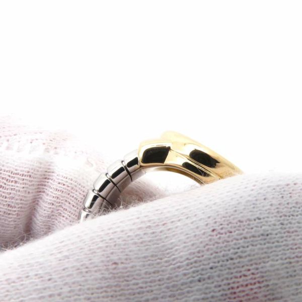 ブルガリ リング ブルガリブルガリ トゥガボガスリング オニキス SSステンレススチール/K18YG リングサイズ約8号 BVLGARI ジュエリー
