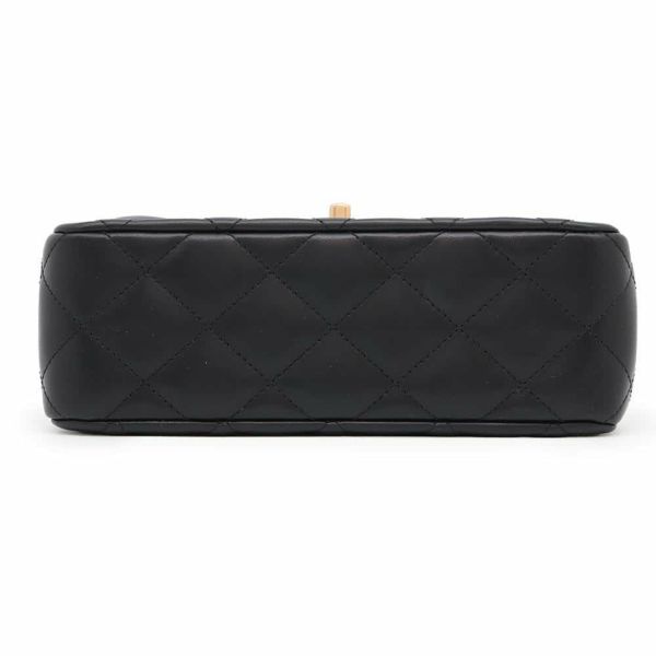 シャネル ショルダーバッグ マトラッセ ココマーク ラムスキン AS4233 CHANEL 2way 黒