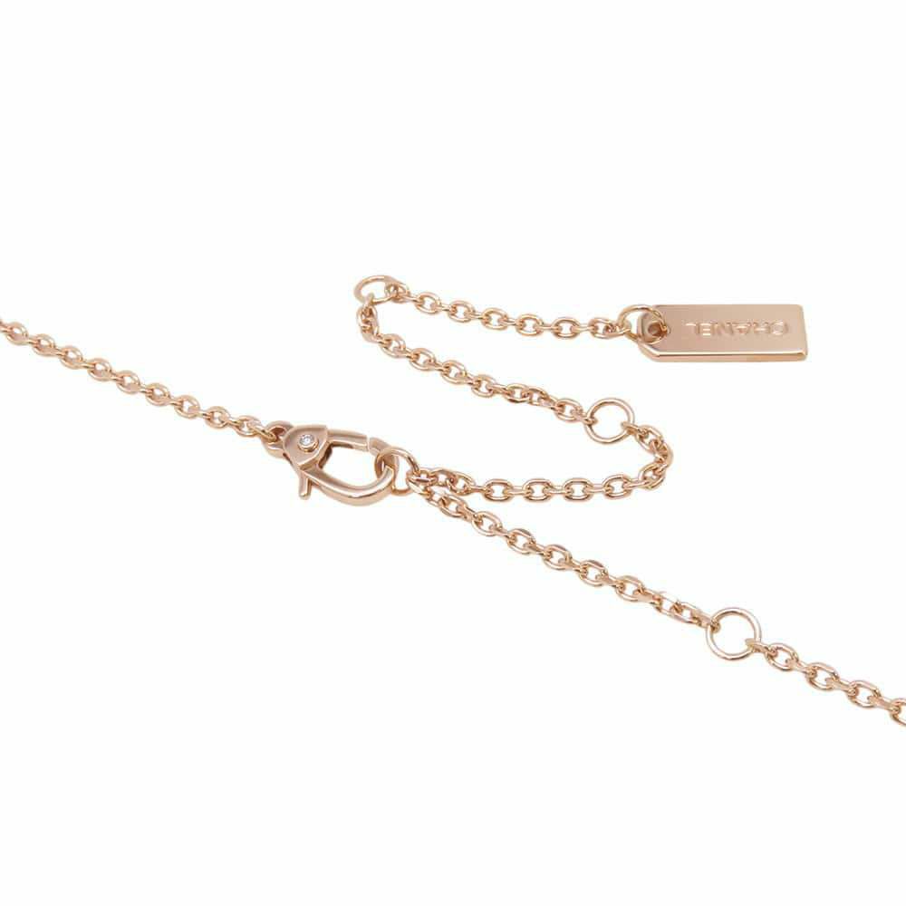 シャネル ネックレス エターナル シャネル N°5 ネックレス ダイヤモンド 25P 約0.36ct K18PGピンクゴールド J12193 ペンダント