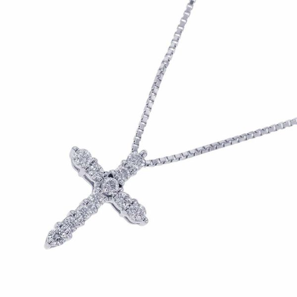 モニッケンダム ネックレス クロス ダイヤモンド 0.30ct Pt900
