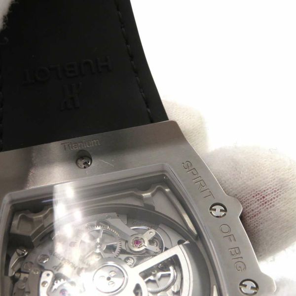 ウブロ スピリット オブ ビッグバン チタニウム 601.NX.0173.LR HUBLOT 腕時計 スケルトン文字盤