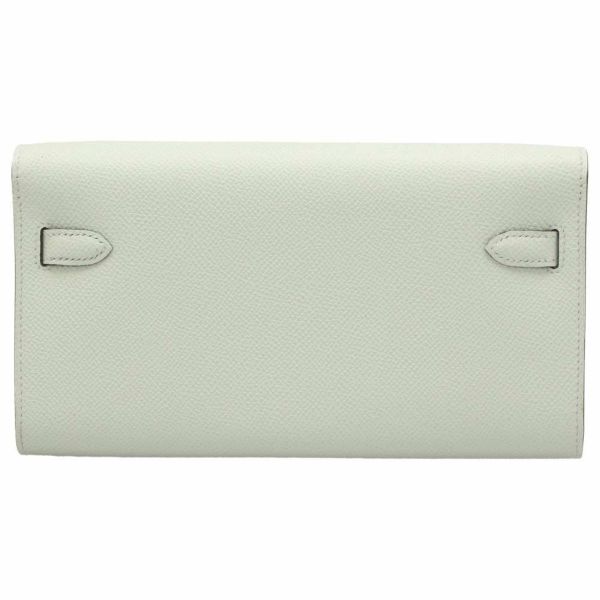 エルメス ケリーウォレット ロング トゥーゴー ヴェールフィズ/シルバー金具 ヴォーエプソン B刻印