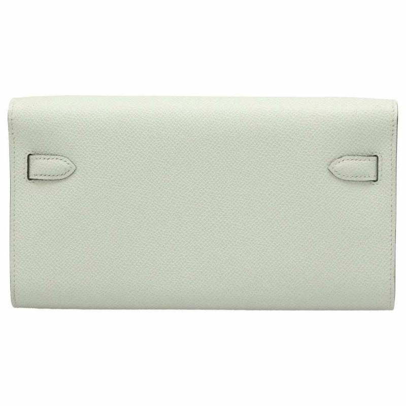 エルメス ケリーウォレット ロング トゥーゴー ヴェールフィズ/シルバー金具 ヴォーエプソン B刻印