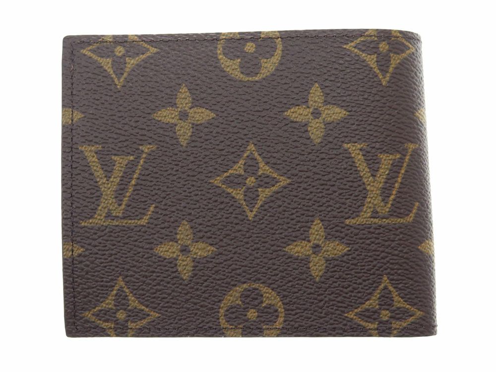 新品 ルイヴィトン 二つ折り財布 モノグラム ポルトフォイユ・マルコ NM M62288 LOUIS VUITTON ブラウン