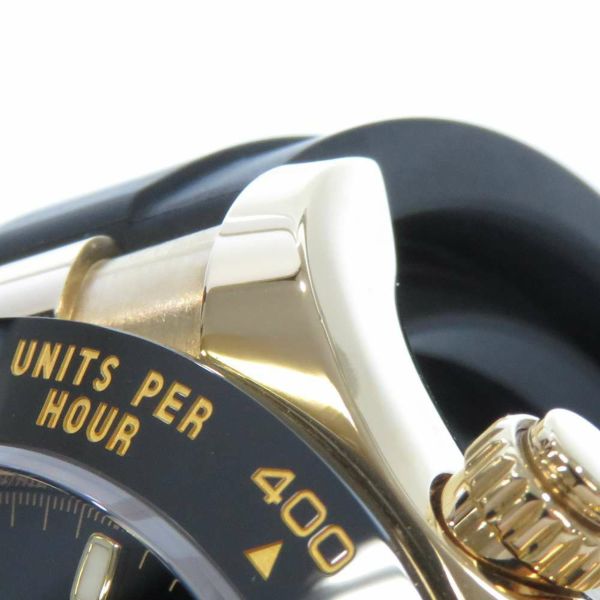 ロレックス コスモグラフ デイトナ K18YGイエローゴールド ランダムシリアル ルーレット 116518LNG ROLEX 腕時計 黒文字盤