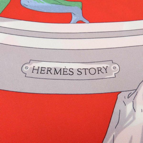 エルメス スカーフ カレ90 エルメス・ストーリー Hermes Story HERMES シルクツイル 2022年春夏