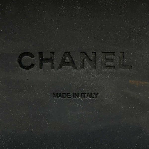 シャネル ローファー ココマーク 厚底 ベルベット レディースサイズ35 1/2C G39206 CHANEL 靴 黒 ヒール