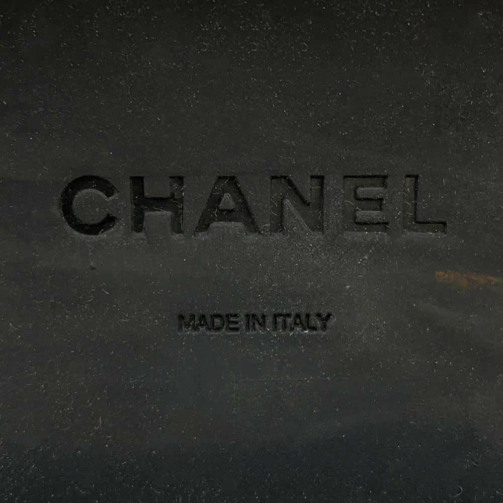 シャネル ローファー ココマーク 厚底 ベルベット レディースサイズ35 1/2C G39206 CHANEL 靴 黒 ヒール