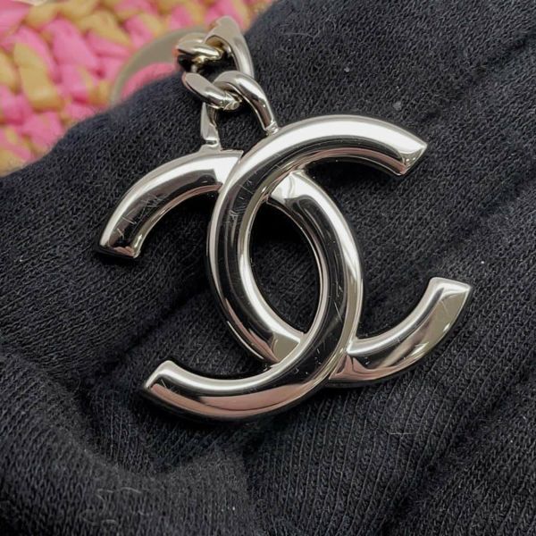 シャネル トートバッグ ココマーク スモール ショッピングバッグ ラフィア AS4714 CHANEL ショルダーバッグ