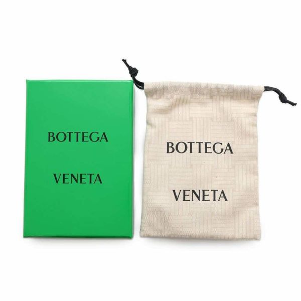 ボッテガヴェネタ カードケース カセット ファスナーカードケース ラムスキン 765460 BOTTEGA VENETA 黒