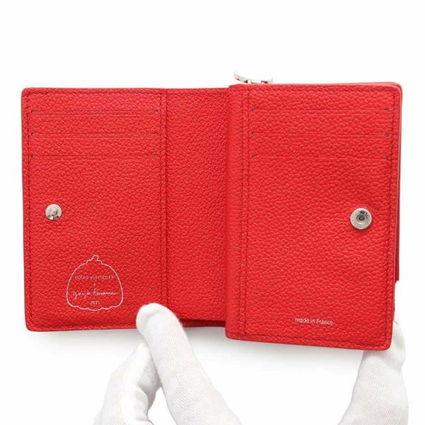 ルイヴィトン 二つ折り財布 モノグラム・アンプラント/インフィニティ ドット LV × YK ポルトフォイユ・クレア M82103 日本限定 草間彌生