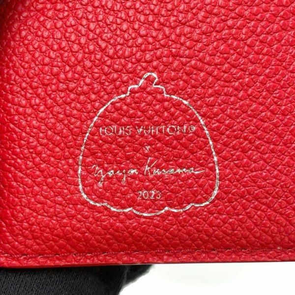 ルイヴィトン 二つ折り財布 モノグラム・アンプラント/インフィニティ ドット LV × YK ポルトフォイユ・クレア M82103 日本限定 草間彌生