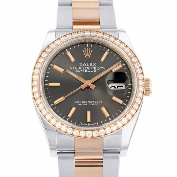 ロレックス デイトジャスト ダイヤベゼル ダイヤモンド ランダム ルーレット 126281RBR ROLEX 腕時計 安心保証 |  中古・新品ブランド販売ギャラリーレア公式通販