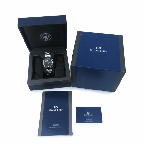 セイコー グランドセイコー ヘリテージコレクション 9Fクォーツ GMT SBGN013 SEIKO 腕時計 黒文字盤