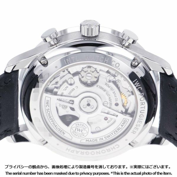 IWC ポルトギーゼ クロノグラフ IW371606 ブルー文字盤