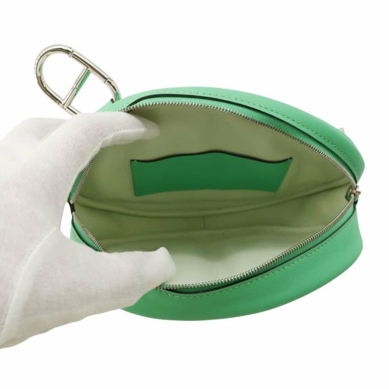 エルメス ウエストバッグ イン・ザ・ループ ヴェルソ ヴェールコミック/ヴェールフィズ/シルバー金具 スイフト B刻印