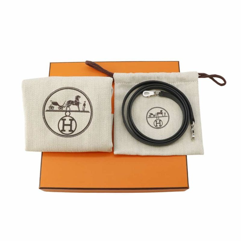 エルメス ハンドバッグ ミニケリードゥ 外縫い グリミスティ/エレクトラム金具 エプソン W刻印 2wayショルダー